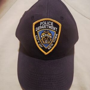 OFFICIAL NYPD HAT CAP VELCRO ADJUSTABLE STRAP